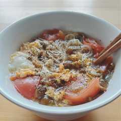 รูปของ トマトの酸辣湯にゅうめん🍅