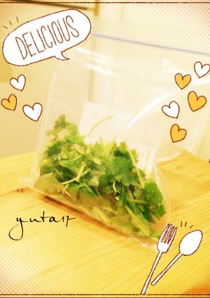 三つ葉の長持ち保存方法-レシピのメイン写真
