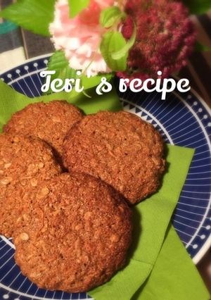 ライ麦オートミールのココナッツクッキー-レシピのメイン写真