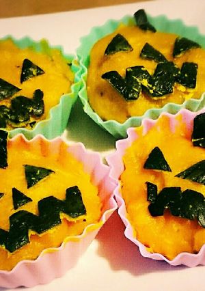ハロウィンに☆モッチリかぼちゃパン-レシピのメイン写真