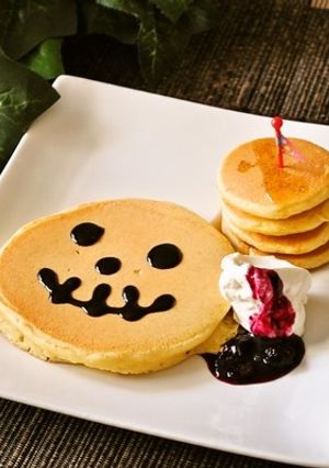 ハロウィンパンケーキ-レシピのメイン写真