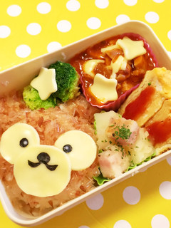 簡単キャラ弁・ダッフィー-レシピのメイン写真