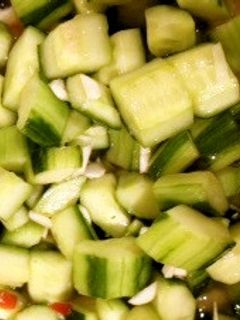 きゅうりの酢の物(エスニック風)-レシピのメイン写真
