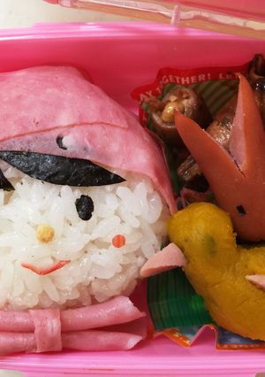 年長弁当9月末 金のガチョウ-レシピのメイン写真