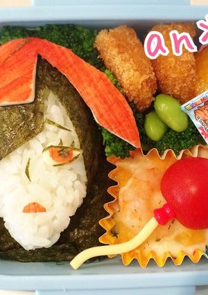 キャラ弁 雨女 妖怪ウォッチ-レシピのメイン写真