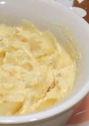 離乳食後期：りんごのカスタード和え-レシピのメイン写真
