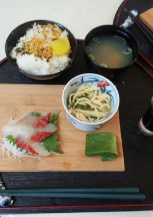 血管プラークダイエット524（ボラ刺身）-レシピのメイン写真