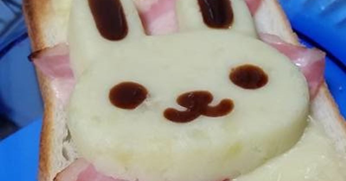 ポテトなウサギちゃんトースト！(^O^) by トース党 【クックパッド