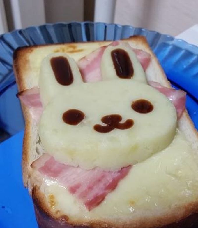 ポテトなウサギちゃんトースト！(^O^) by トース党 【クックパッド