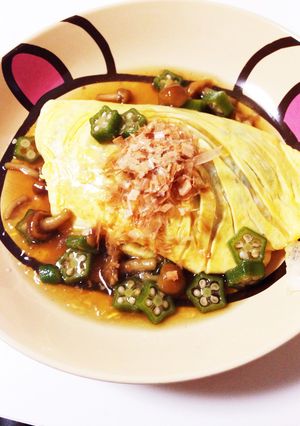 ネバトロ♡和風オムライス♪-レシピのメイン写真
