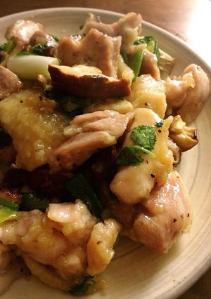 鶏と椎茸のナンプラー炒め-レシピのメイン写真
