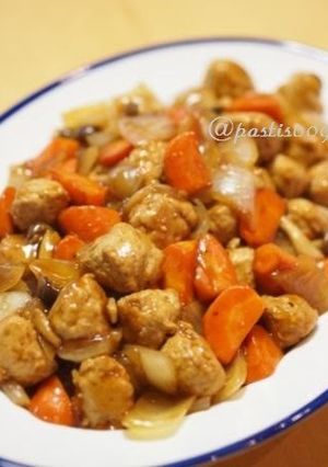 生姜入り鶏肉団子の酢豚風-レシピのメイン写真