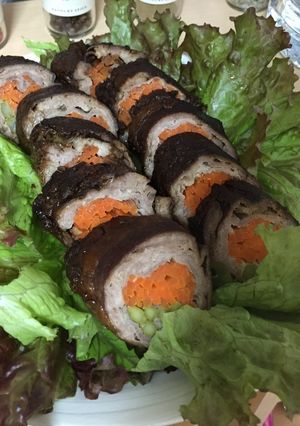 豚肉の野菜巻き 生姜焼き風-レシピのメイン写真