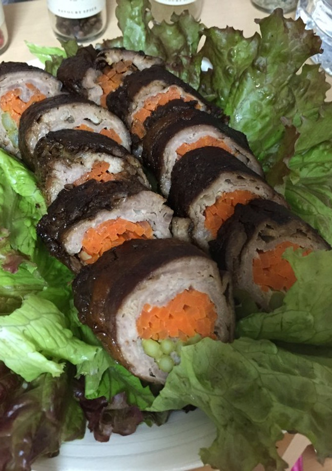 豚肉の野菜巻き 生姜焼き風-レシピのメイン写真