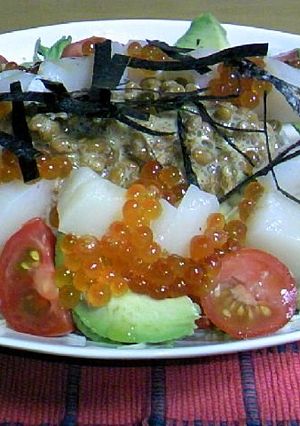 グルテンフリー♪帆立と彩野菜の冷やし中華-レシピのメイン写真