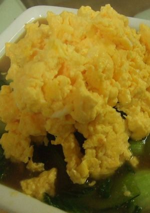 ☆チンゲン菜にマヨ卵のせ☆-レシピのメイン写真