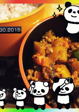 ナスとひき肉の野菜ジュース煮込み-レシピのメイン写真