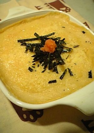ヘルシー♪豆乳de明太子お豆腐グラタン-レシピのメイン写真