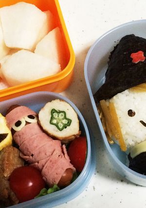 ♫魔女のハロウィンキャラ弁♫-レシピのメイン写真