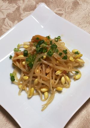 豆もやしのピリ辛おつまみ-レシピのメイン写真