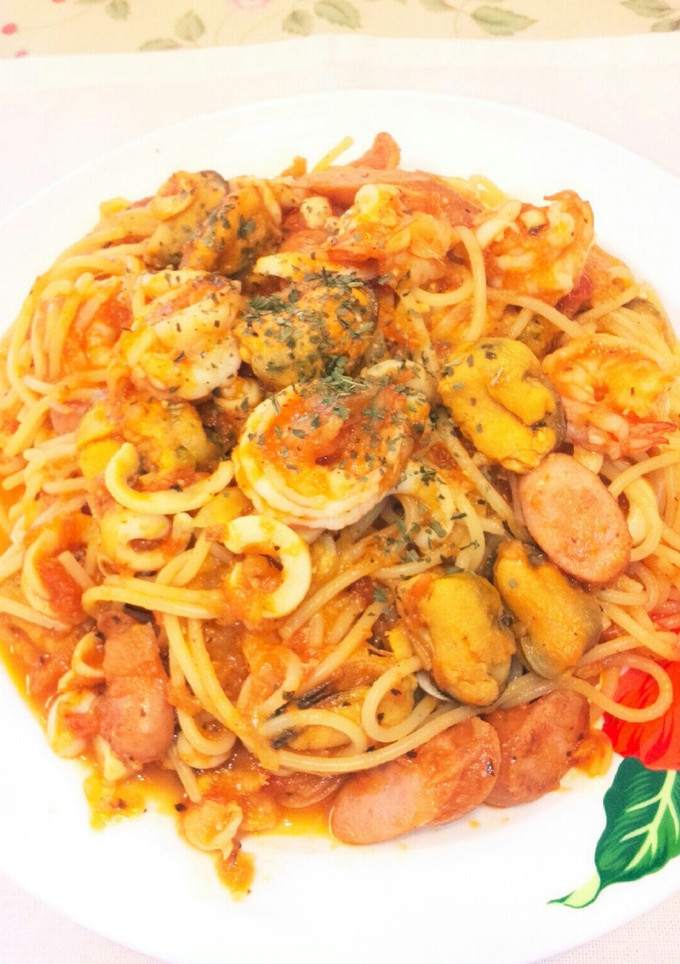 ✳シーフードのトマトソースパスタ✳簡単✌-レシピのメイン写真