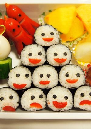 運動会‼︎ 組体操のピラミッド弁当♬-レシピのメイン写真