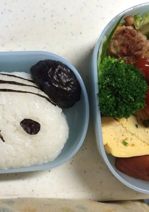 ♫おじぱんの顔だけ簡単キャラ弁♫-レシピのメイン写真
