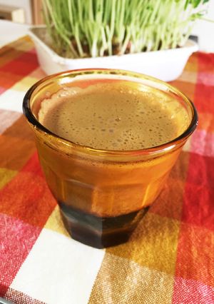 お豆腐で脂質０♡２層のコーヒーババロア-レシピのメイン写真