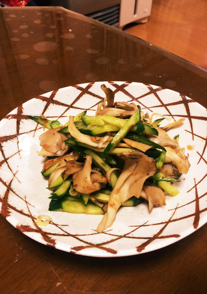なすときゅうりと舞茸の醤油和え-レシピのメイン写真