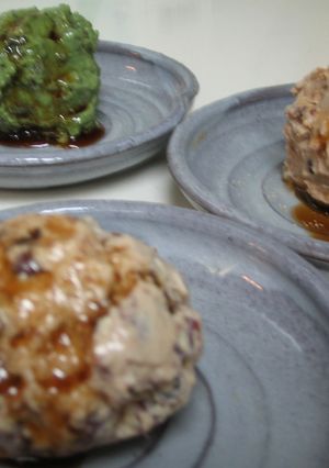 ヘルシー♪お豆腐あずきアイス＆中間達ぃ♪-レシピのメイン写真