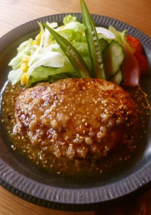 ポークハンバーグ☆甘みそソース♪-レシピのメイン写真