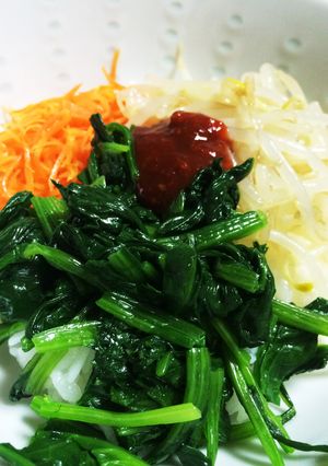 簡単シンプルなナムル丼-レシピのメイン写真