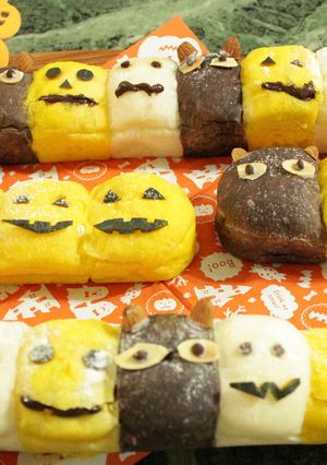 ハロウィンちぎりパン-レシピのメイン写真