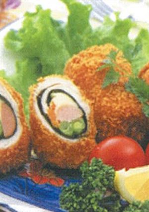 ササミロールフライ-レシピのメイン写真