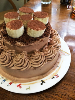 2段チョコレートケーキ-レシピのメイン写真