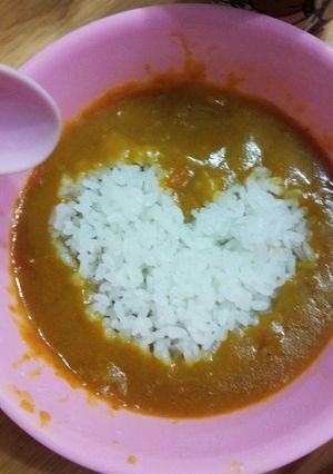 ♡ハートのカレーにしましょうよ♡-レシピのメイン写真