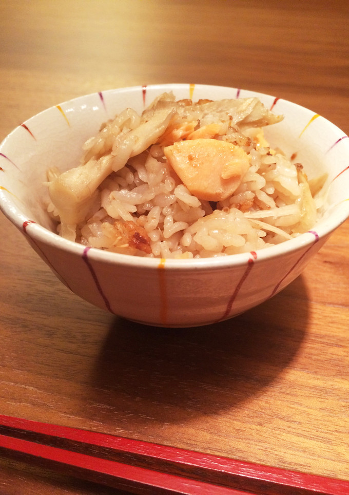 鮭とごぼうの炊き込みごはん-レシピのメイン写真
