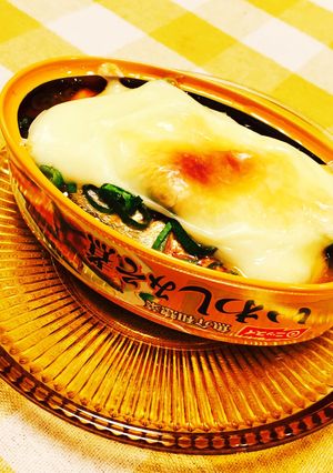 イワシの味噌煮缶とネギチーズ-レシピのメイン写真
