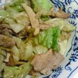 キャベツ・豚肉・キノコのバルサミコ和え