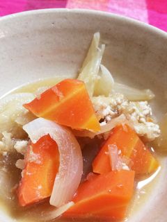 人参と玉ねぎのみぞれ煮-レシピのメイン写真