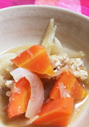 人参と玉ねぎのみぞれ煮-レシピのメイン写真