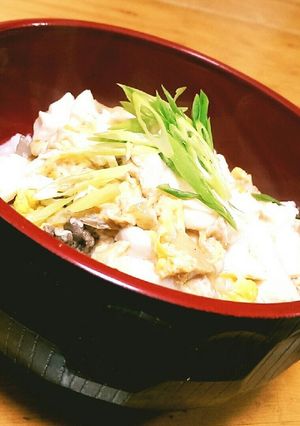 牛丼のつゆが残ったら~豆腐の玉子とじ丼-レシピのメイン写真