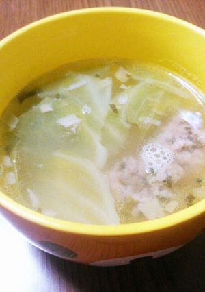余り物で!　簡単肉だんごスープ-レシピのメイン写真