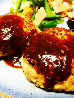 ジューシーハンバーグ-レシピのメイン写真