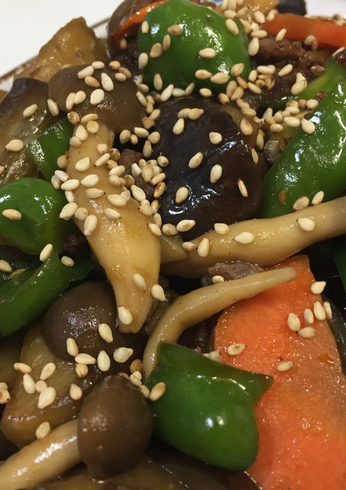 簡単‼ひき肉と野菜のオイスターソース炒め-レシピのメイン写真