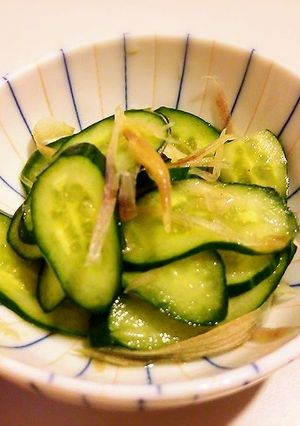 きゅうりと茗荷の即席漬け-レシピのメイン写真