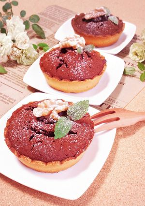 バレンタインに♡ブラウニータルト*-レシピのメイン写真