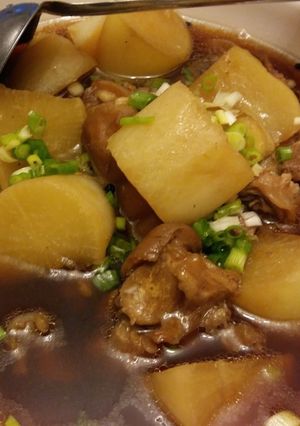 パパッと短時間！圧力鍋で豚足と大根の煮物-レシピのメイン写真