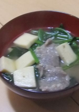 サバ缶で粉豆腐入りニョッキのすいとん-レシピのメイン写真