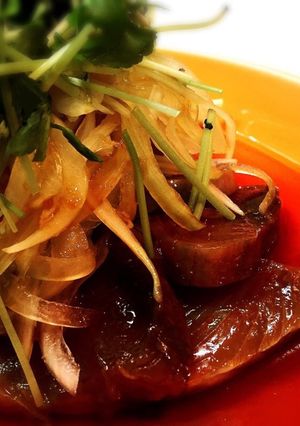トロ鰹ニンニク醤油漬け-レシピのメイン写真